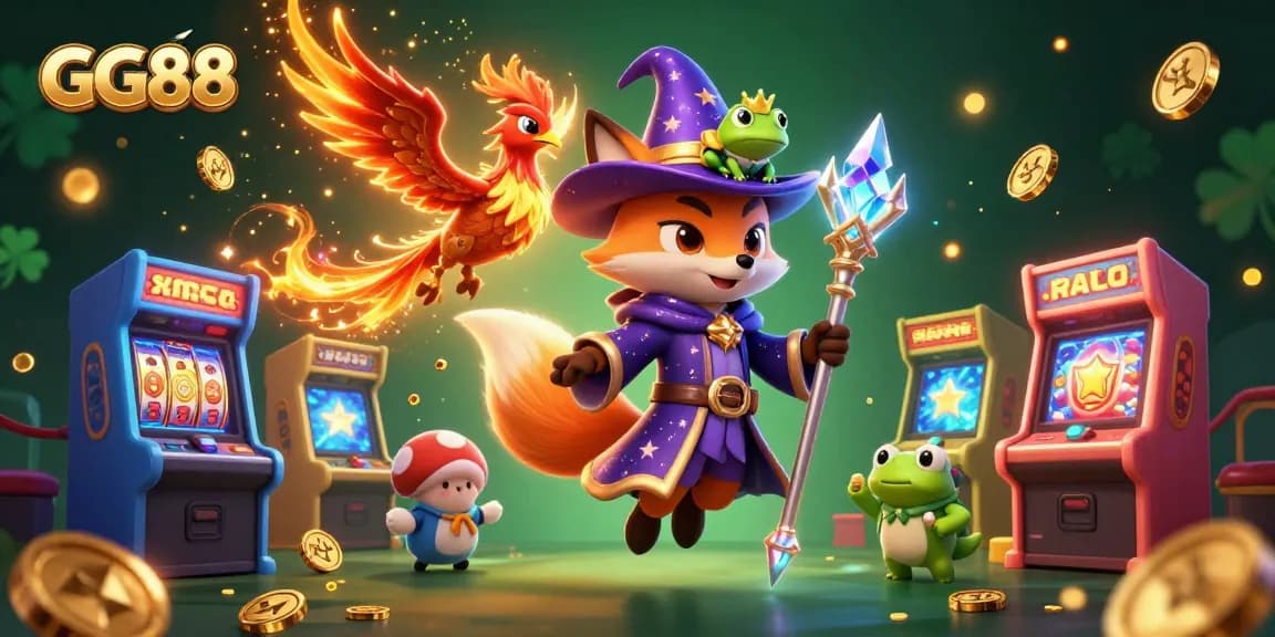 Experience exciting gaming adventures at GG88 with vibrant characters and captivating visuals.