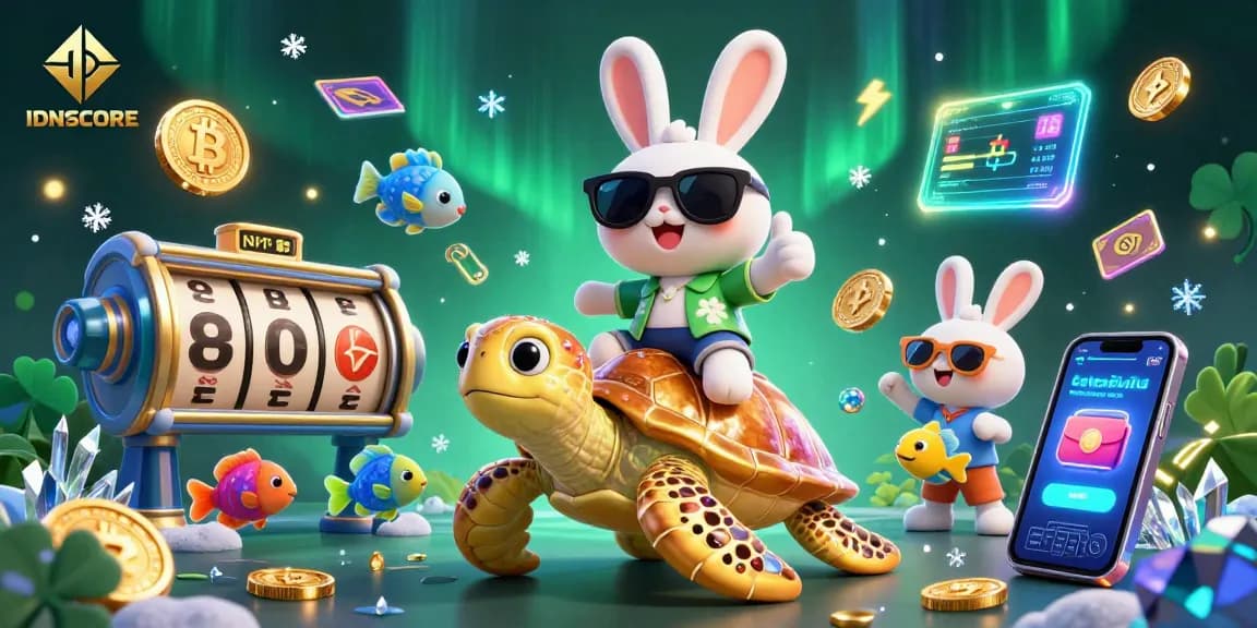 IDNSCORE enhances your gambling adventures with vibrant slot experiences and a lucky charm.