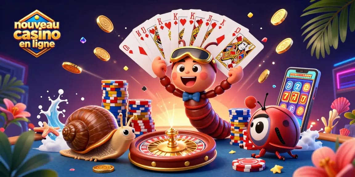 Jouez sur un nouveau casino en ligne avec des cartes spectaculaires et des jetons colorés.