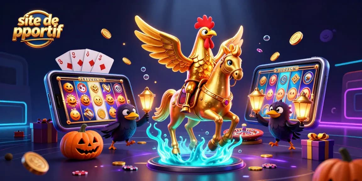 Pariez sur le site de paris sportif avec des personnages animés dans un casino nocturne.