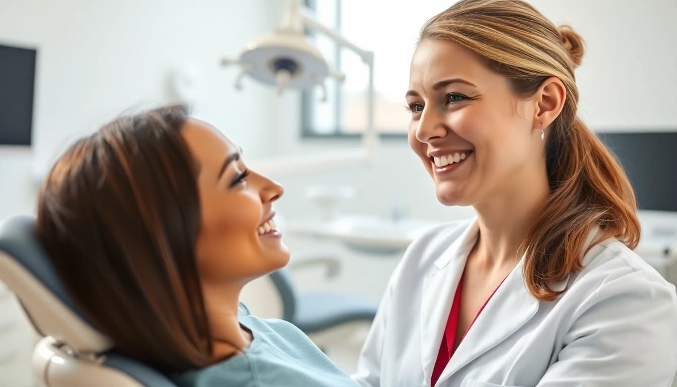 Dental consultation at a dentist grand rapids mn office emphasizing patient care and professionalism.
