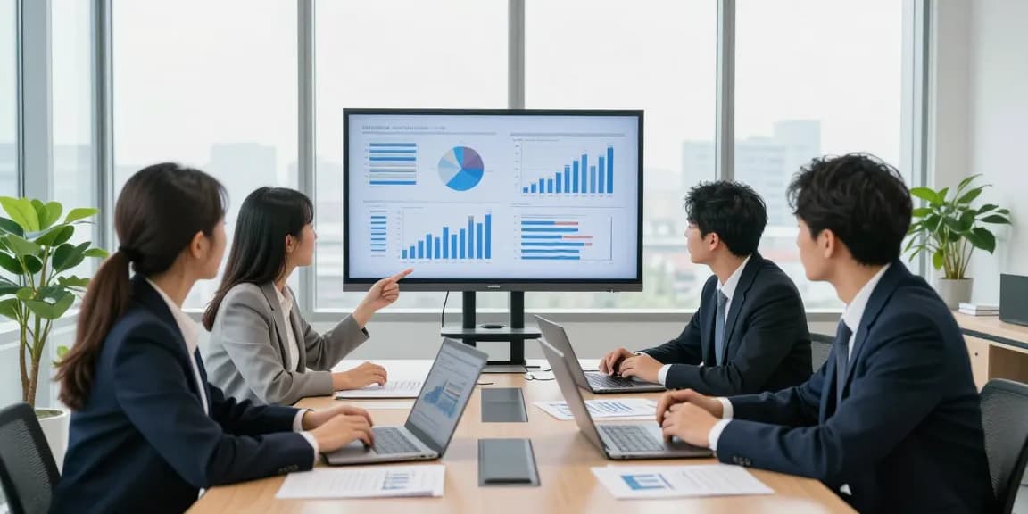 Accounting Services in Dubai: Business professionals collaborating in a modern office.