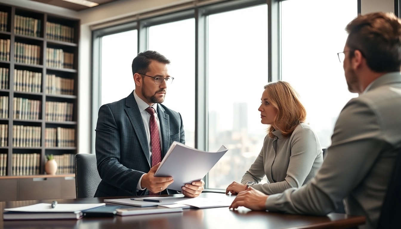 Bridgeport Criminal Defense Lawyer consulting with a client in a professional office setting.