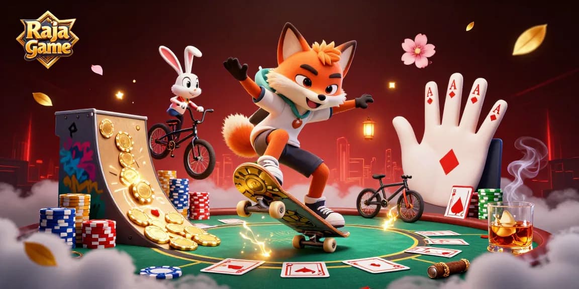 Experience thrilling gameplay in Raja game with vibrant characters and dynamic casino elements