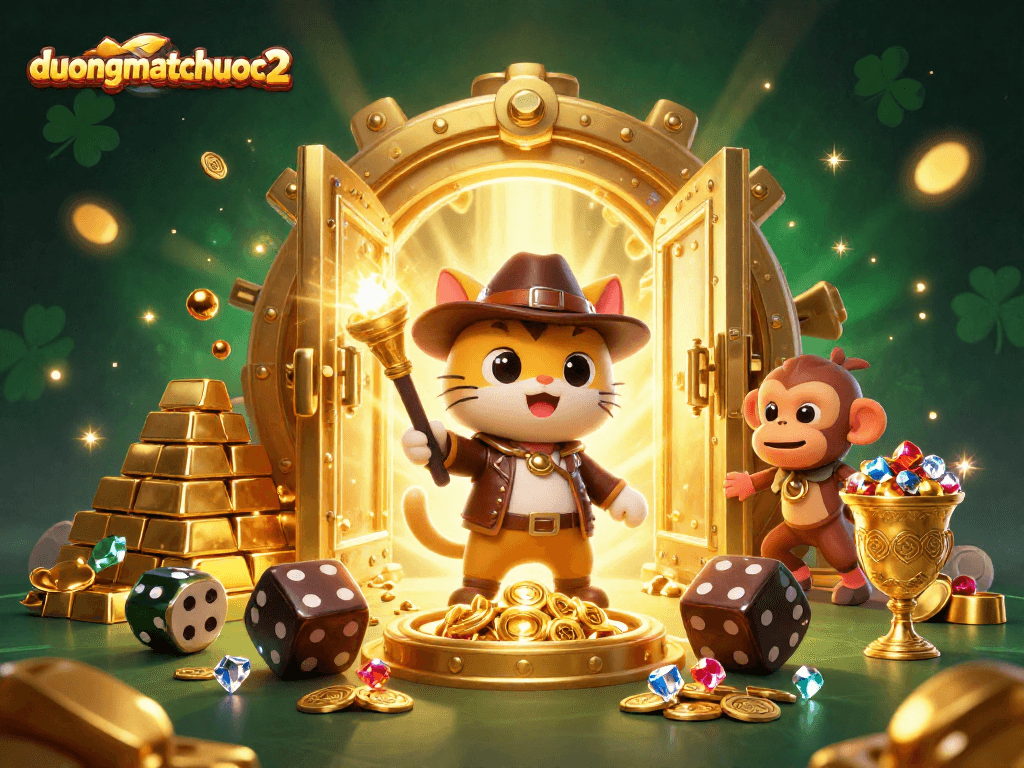 Engage with duongmatchuoc2's thrilling world of treasures and challenges in a vibrant casino adventure.