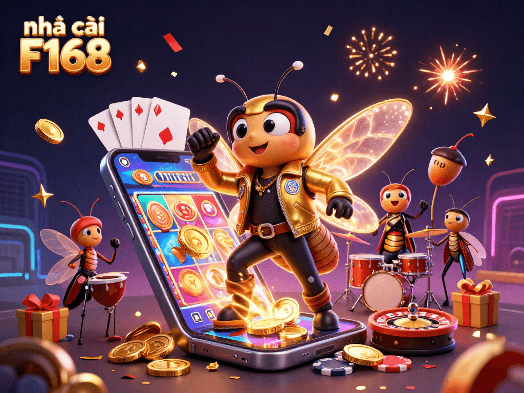 Spin to win at nhà cái F168 with vibrant casino fun and exciting games galore.