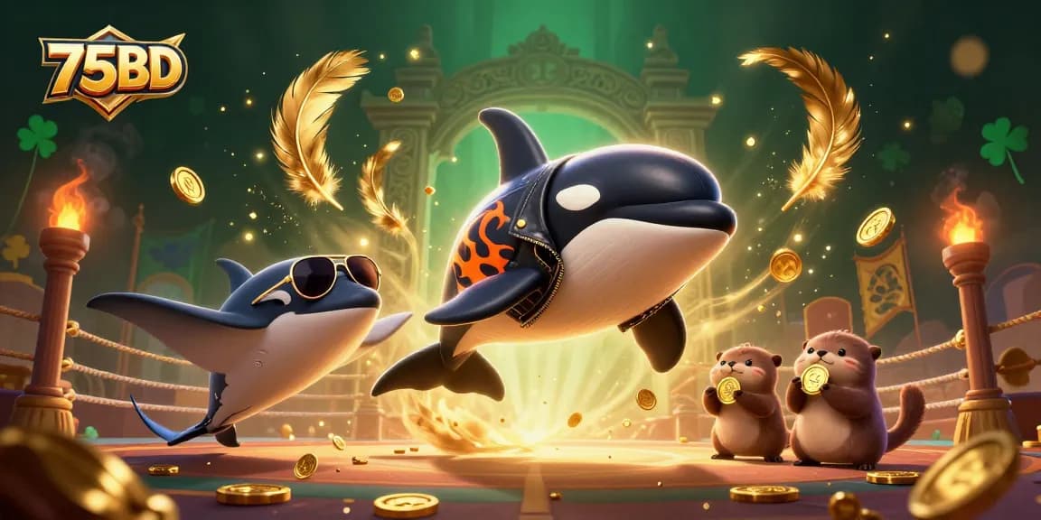 Engage with 75BD's colorful 3D casino scene featuring unique characters and dynamic betting elements.