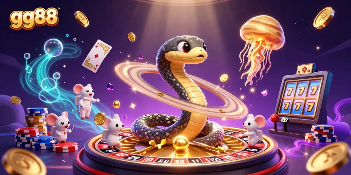 Experience thrilling action with gg88's interactive casino gaming scene using advanced visuals and vibrant elements.