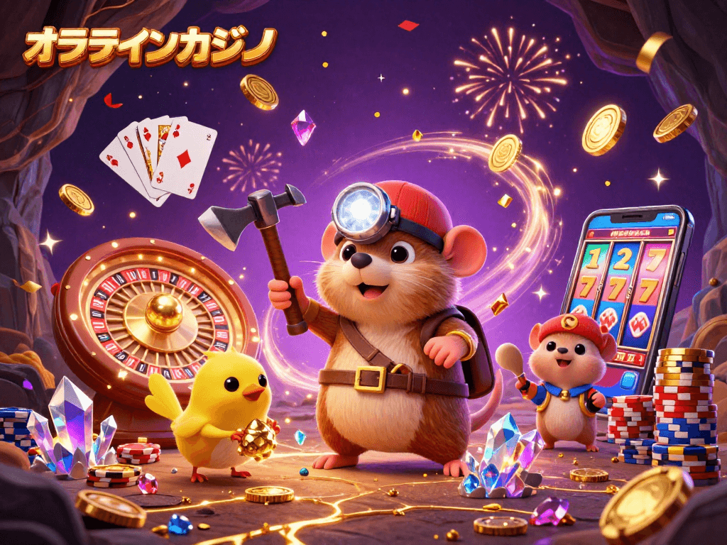 オンラインカジノで勝利のチャンスを広げる豪華なスロットゲームシーン