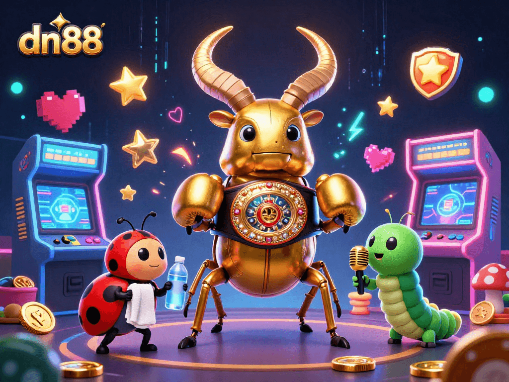 Experience the excitement of dn88 gaming with vibrant characters and engaging casino-themed elements.