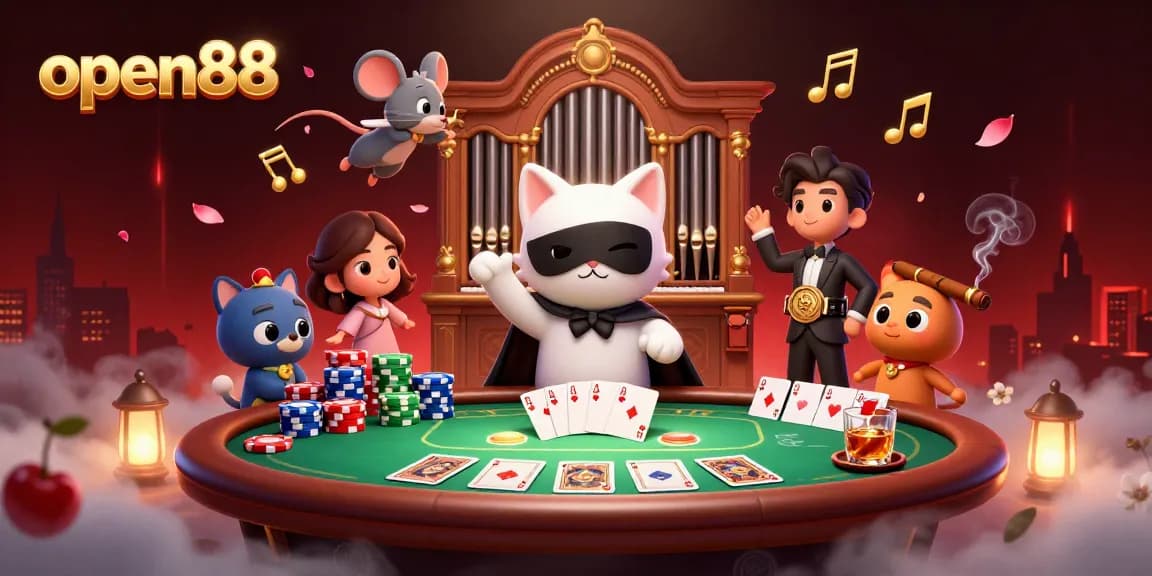 Experience thrilling action with open88 at a lavish casino where excitement meets high-stakes poker.