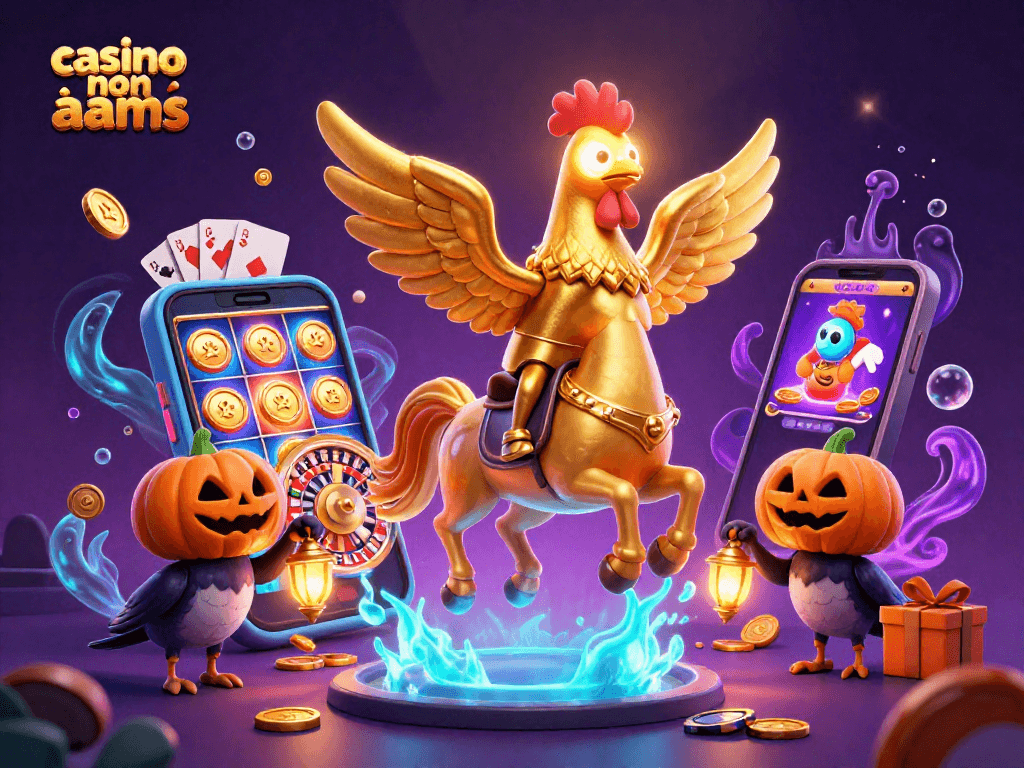 Scopri l'emozione di casino non AAMS con il gallo dorato e il suo cavallo fantasma nel casinò