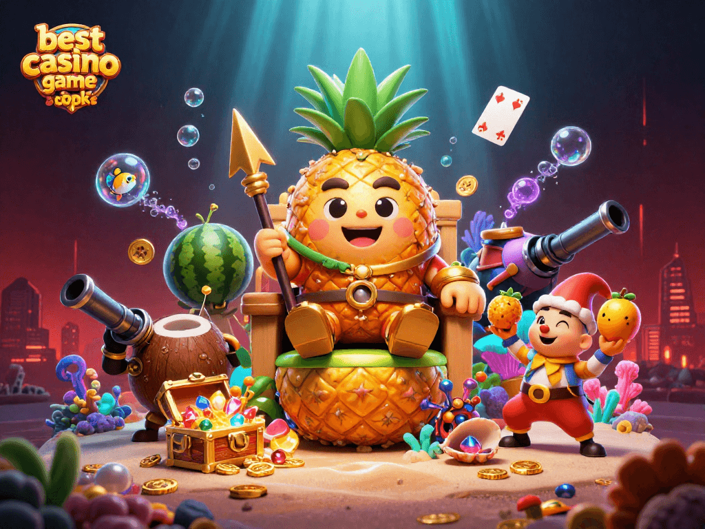 Experience the vibrant world of the best casino game apk 2026 with exciting 3D characters and elements.