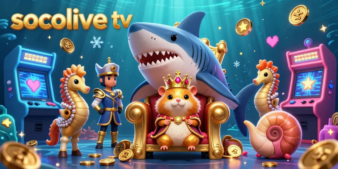 Experience live betting action with socolive tv’s vibrant gaming scene, featuring animated characters and casino game elements.
