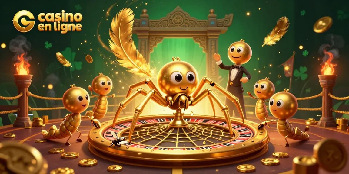 Découvrez le monde fascinant du casino en ligne avec une scène dynamique de jeu interactif.
