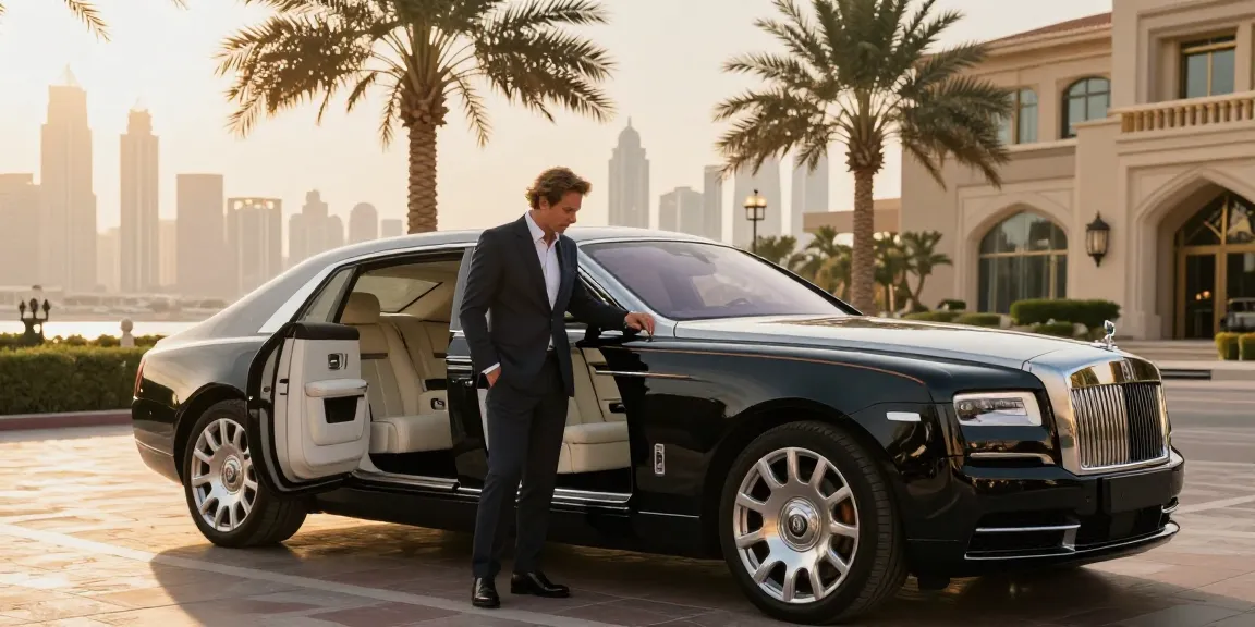 Pengalaman LUXURY 777 sewa mobil mewah di Dubai dengan suasana mewah.