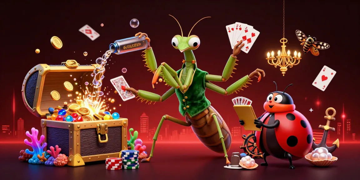Experience the thrilling vibes of rr88 có uy tín không with vibrant casino characters in a colorful 3D underwater scene.