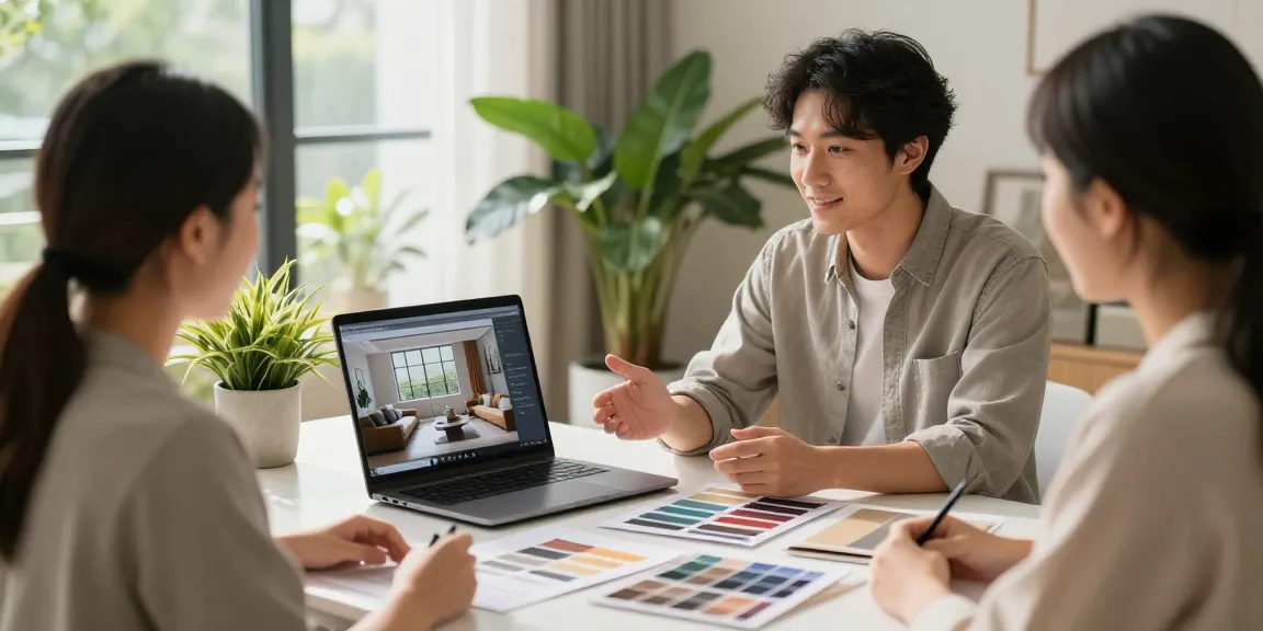 Proses konsultasi layanan dekorasi rumah Decor Serene di https://decorserene.com/privacy-policy/ dengan designer profesional dan suasana nyaman.