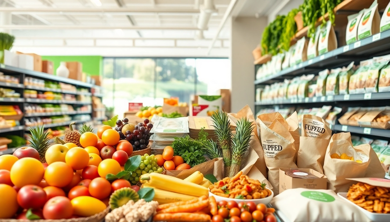 Showcasing innovative food packaging Sydney solutions, emphasizing eco-friendly materials and vibrant designs.