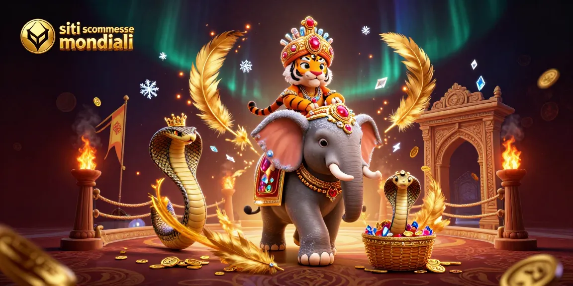 Siti scommesse mondiali: scommetti con un maharaja e un elefante in un'arena affascinante