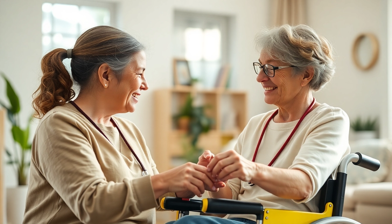Engaging professional providing ndis support services to enhance daily living.