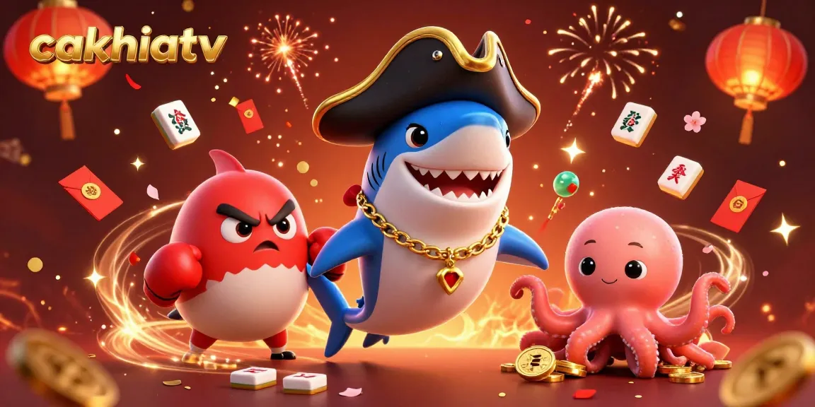 Experience the thrill of sports betting with cakhiatv featuring lively characters and dynamic casino elements.