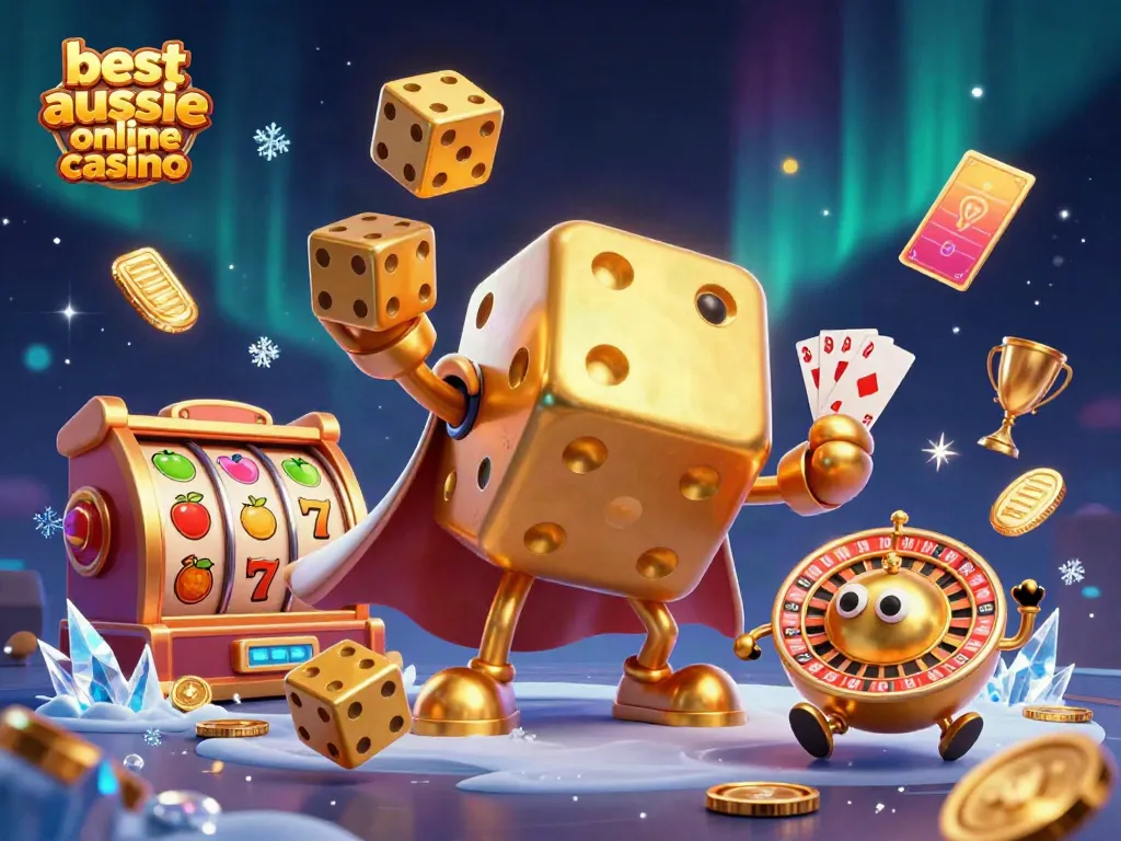 Experience gaming excitement with the best aussie online casino featuring vibrant 3D characters and rich casino elements.