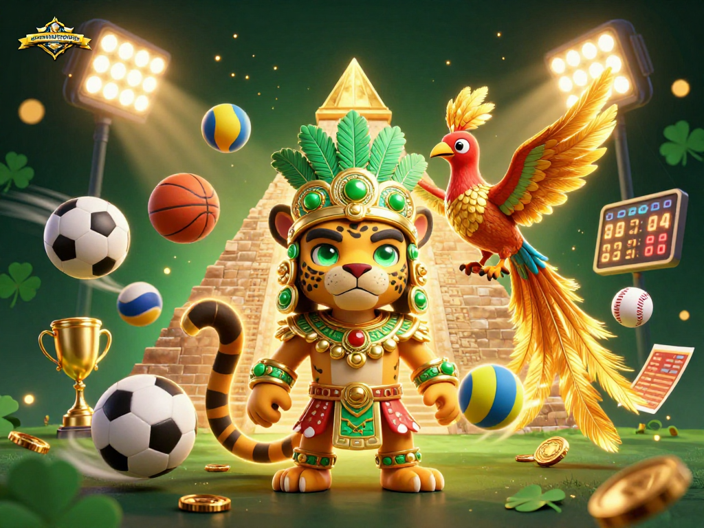 Engage in thrilling sports betting dynamics with gamenongtraivuive, showcasing vibrant characters and energetic elements.