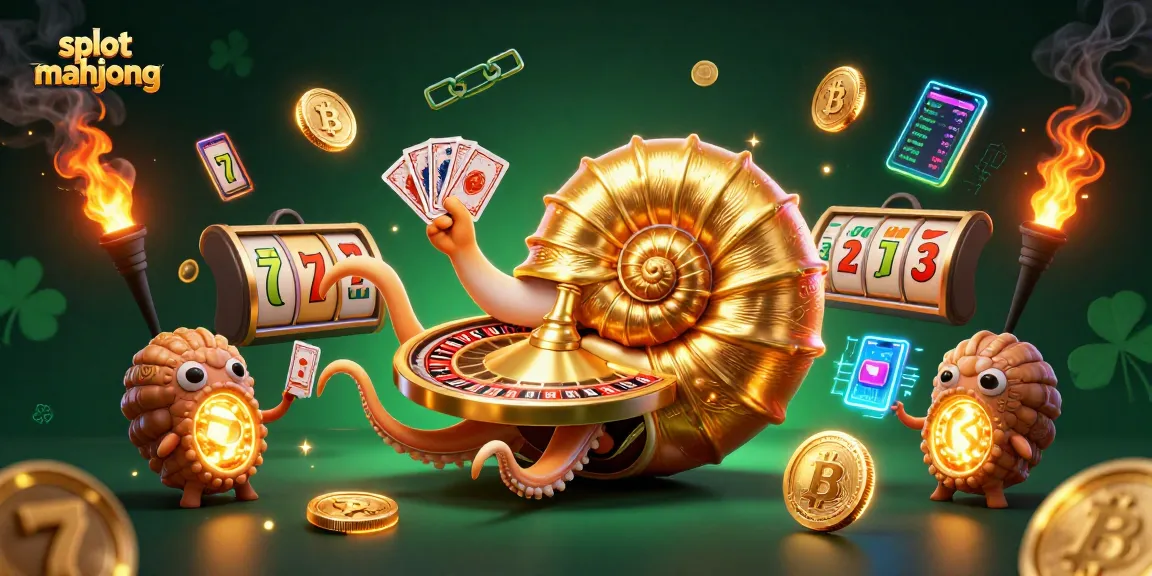 Engage in slot mahjong with a 3D nautilus roulette wheel and dynamic crypto elements.