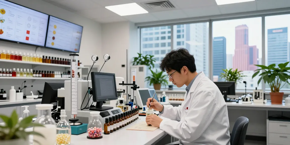 Fragrance Beads Manufacturer creating unique scent formulations in a modern laboratory.