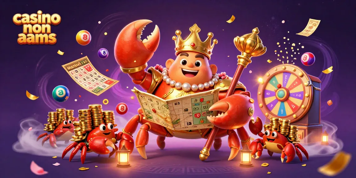 Scopri i fantastici giochi nei casino non AAMS con questa illustrazione vibrante e dettagliata.