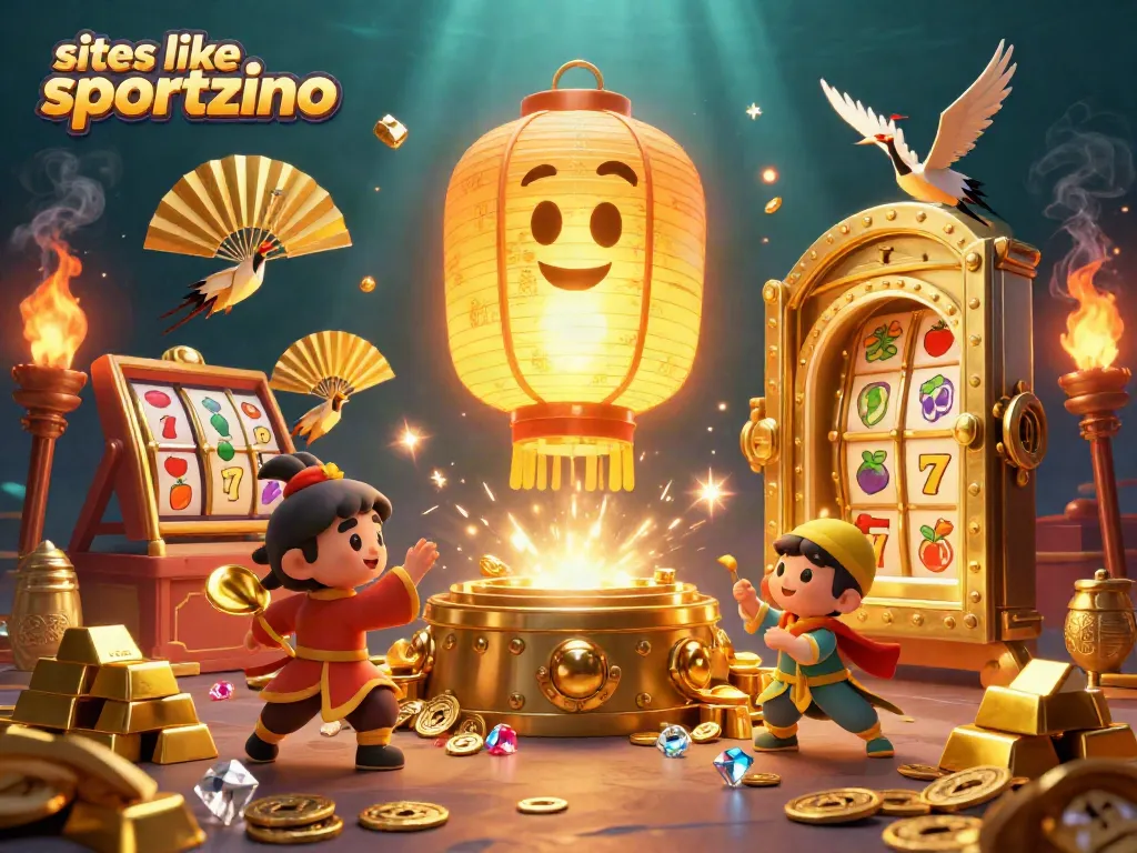 Experience thrilling gameplay at sites like sportzino with vibrant 3D imagery of winning adventures.