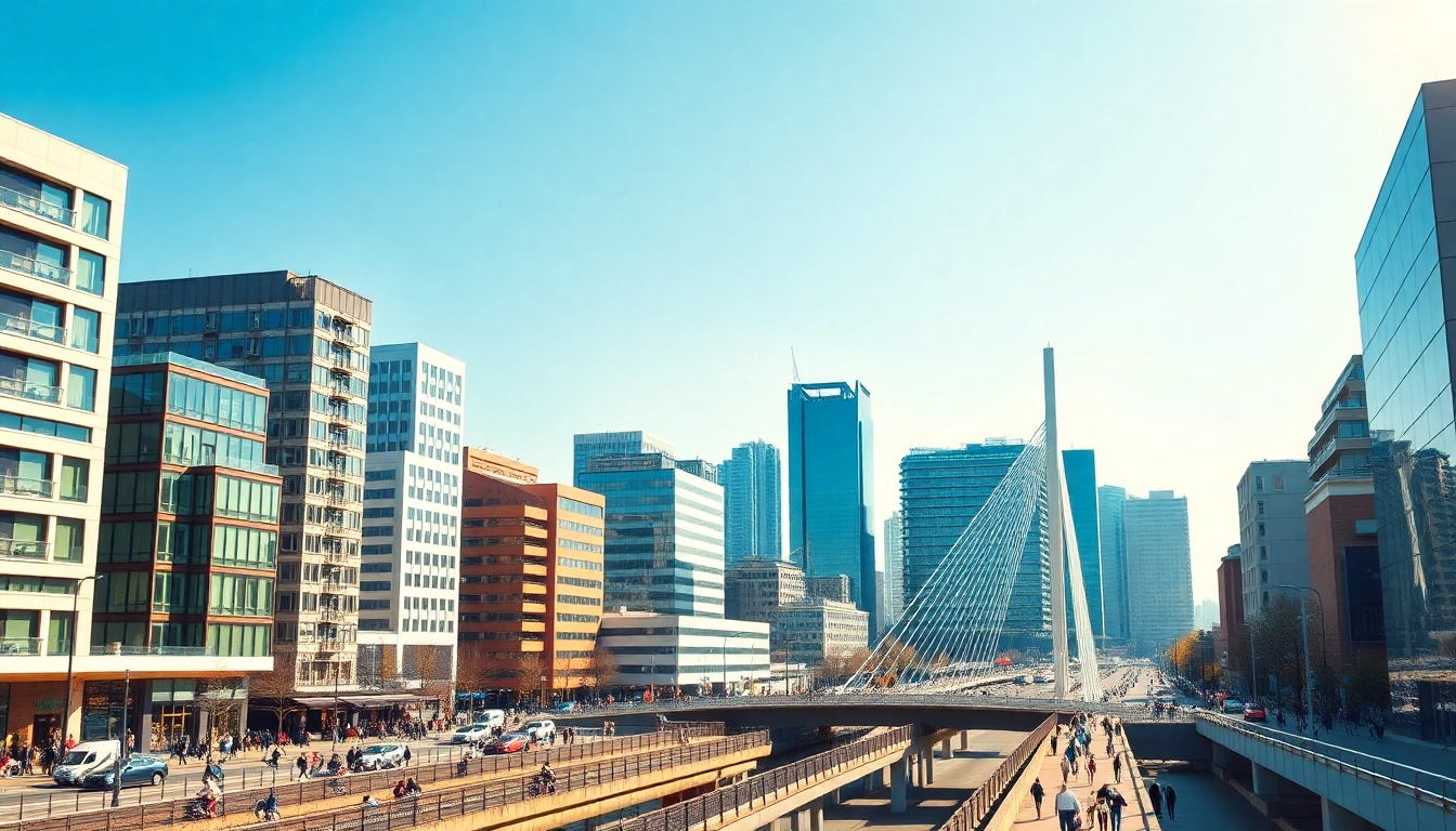 Ontdek allesinrotterdam.nl met een levendig stadsgezicht van Rotterdam met moderne architectuur.