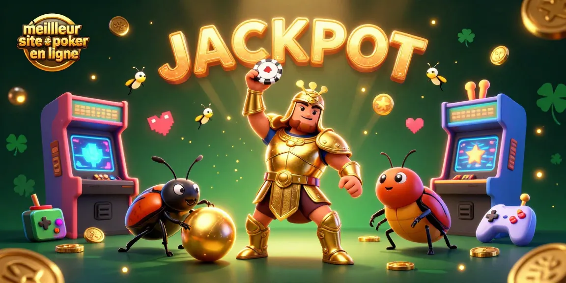 Vainquez au meilleur site de poker en ligne avec des personnages animés et des éléments de jeu captivants.
