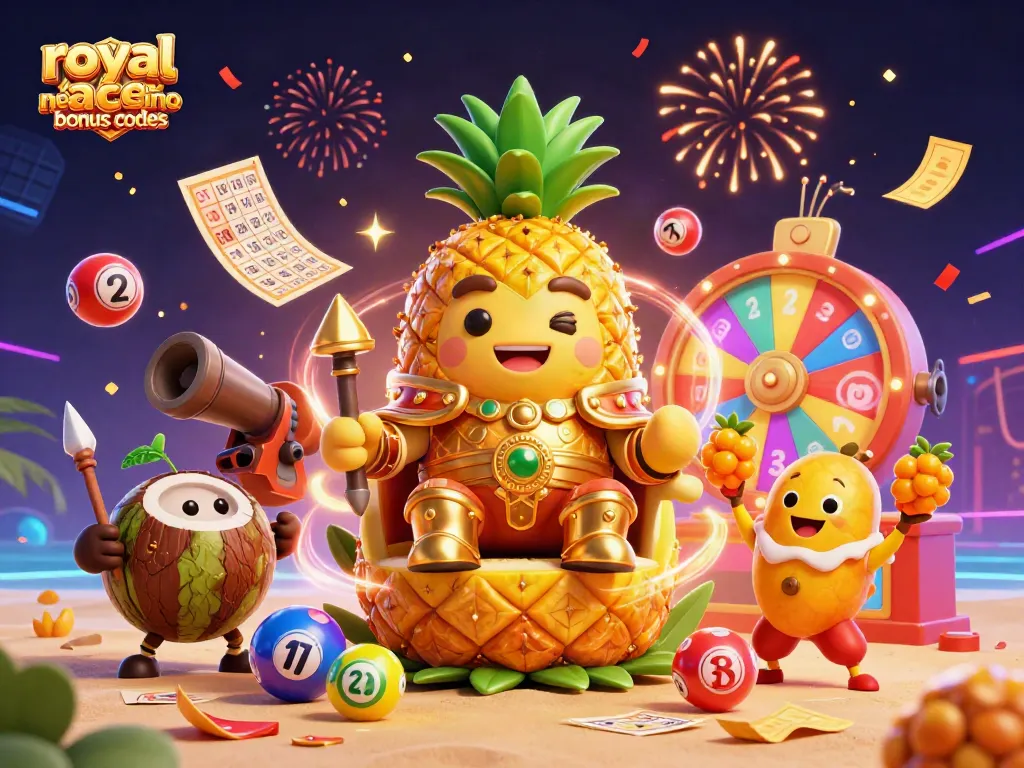 Experience exciting gameplay with royal ace new casino bonus codes, featuring a vibrant beach casino scene.