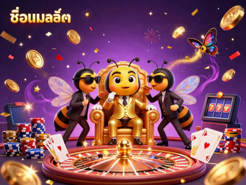 Experience the thrill of ชื่อเกมสล็อต with dazzling gameplay elements in this dynamic illustration.