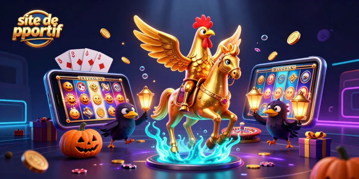 Pariez sur le site de paris sportif avec des personnages animés dans un casino nocturne.
