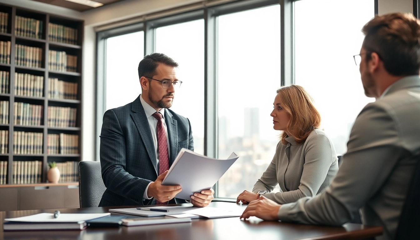 Bridgeport Criminal Defense Lawyer consulting with a client in a professional office setting.