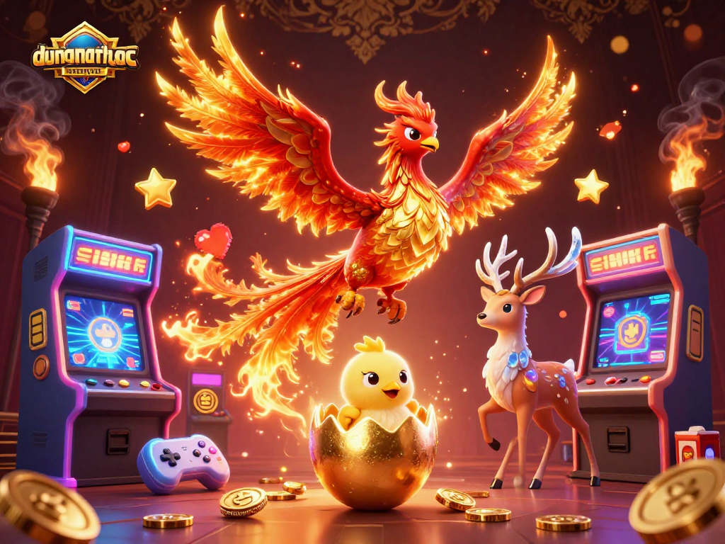 Experience exciting gameplay with duongmatchuoc featuring a vibrant casino-themed scene.