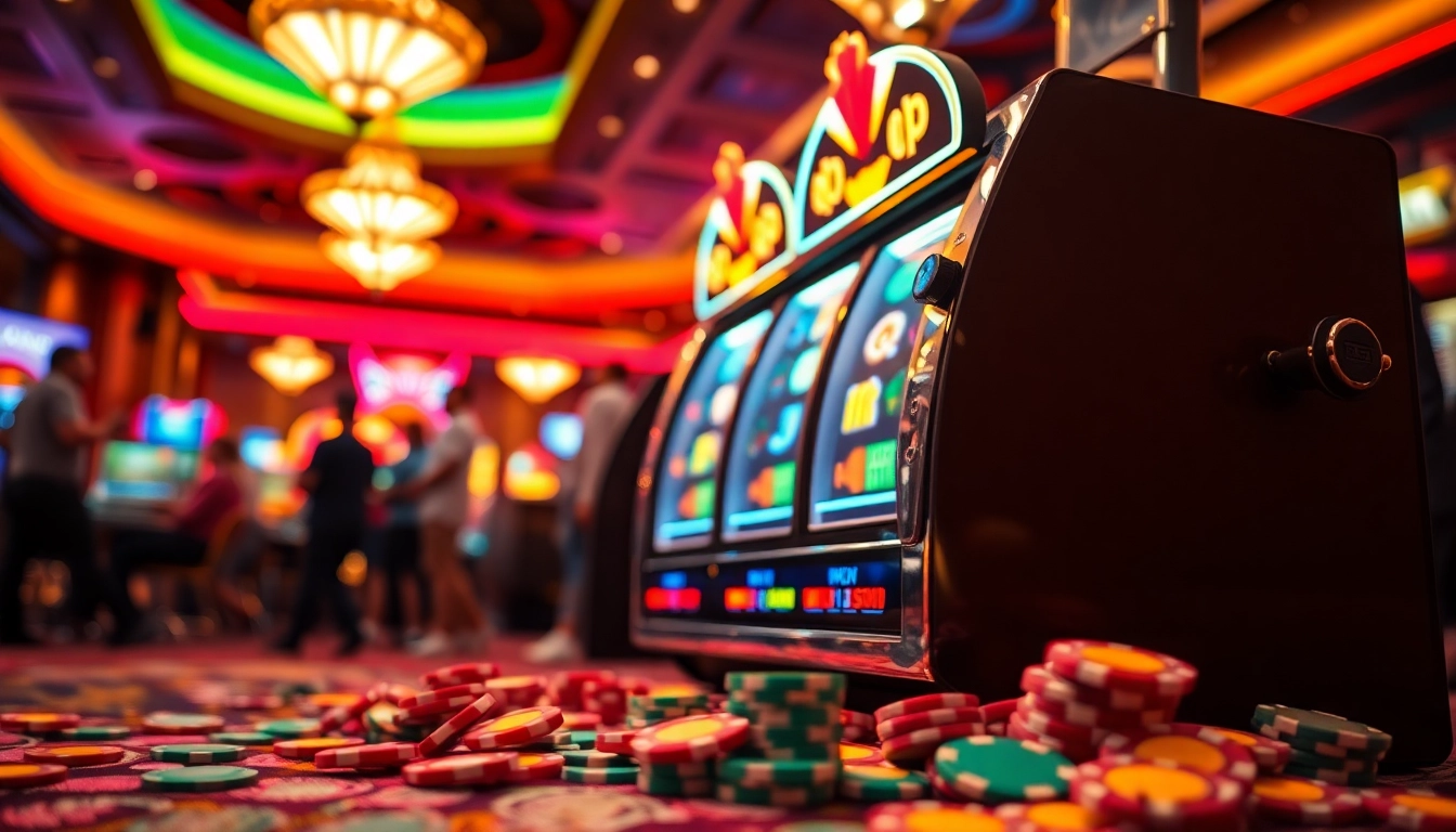 เล่นสล็อต pgslot ในคาสิโนที่สุดหรู มีสีสันสดใสและบรรยากาศที่มีชีวิตชีวา