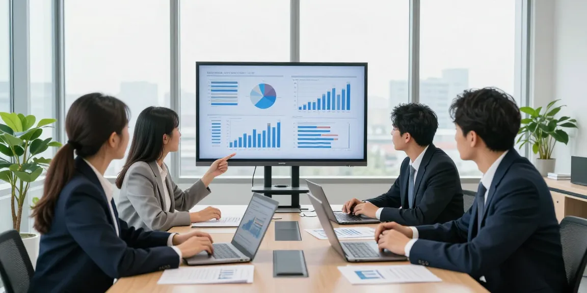 Accounting Services in Dubai: Business professionals collaborating in a modern office.