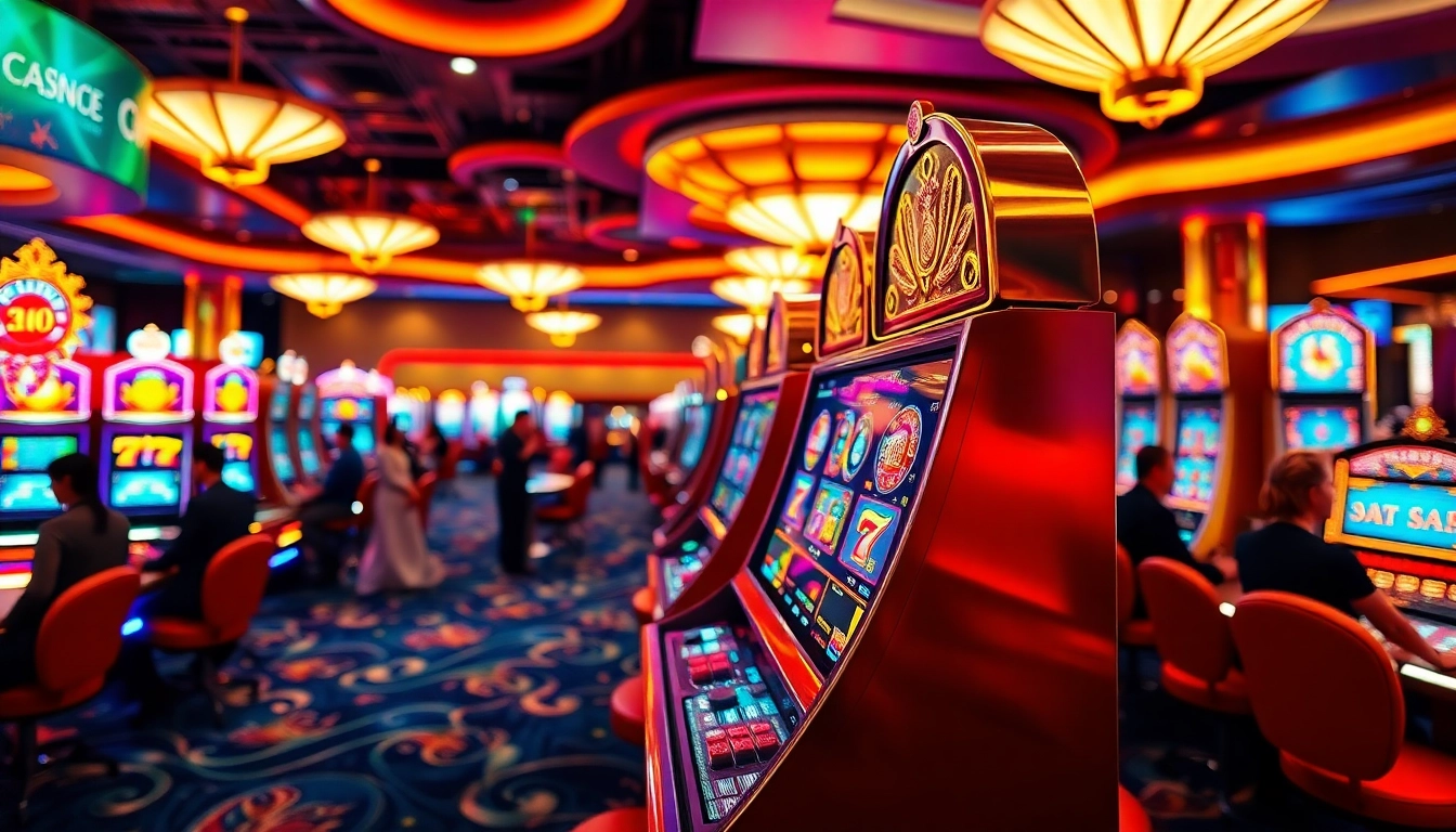 Masukkan emasputihtoto di mesin slot yang bersinar dan penuh warna untuk suasana kasino yang meriah.