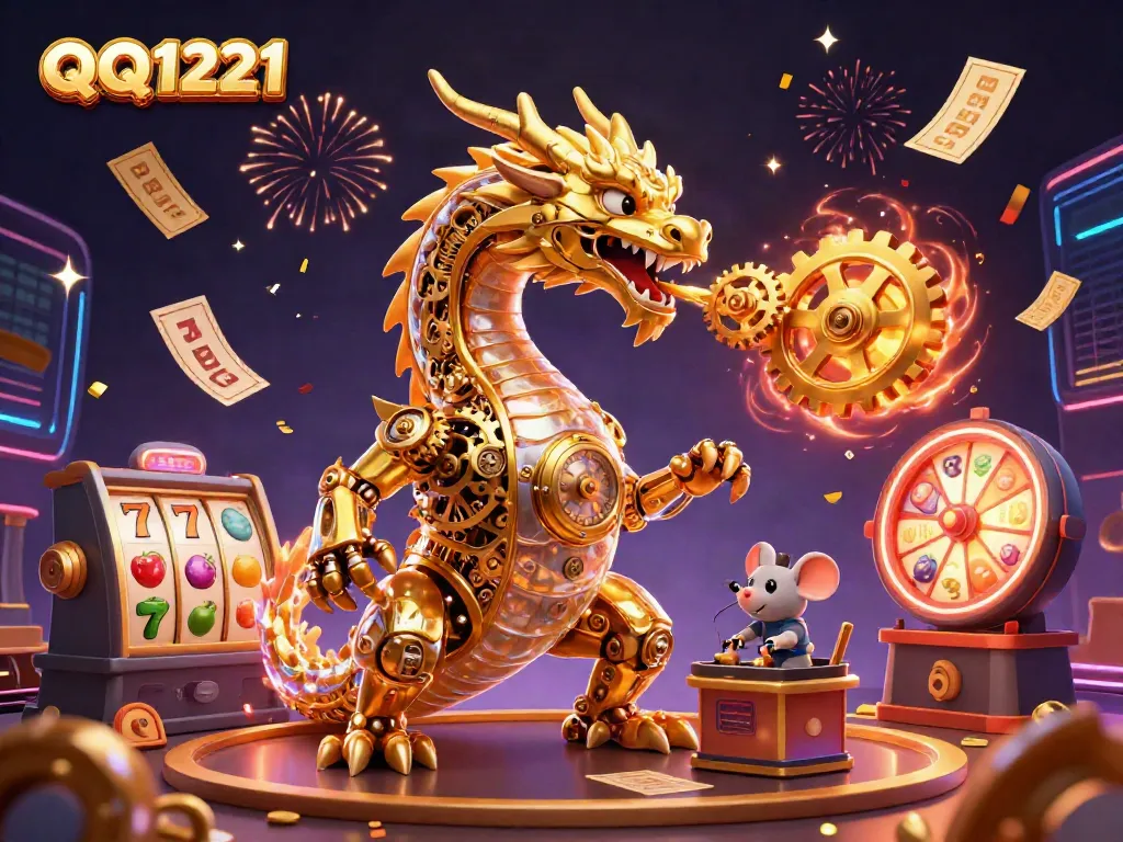 Experience the excitement of QQ1221 through dynamic slots and a magical golden dragon.