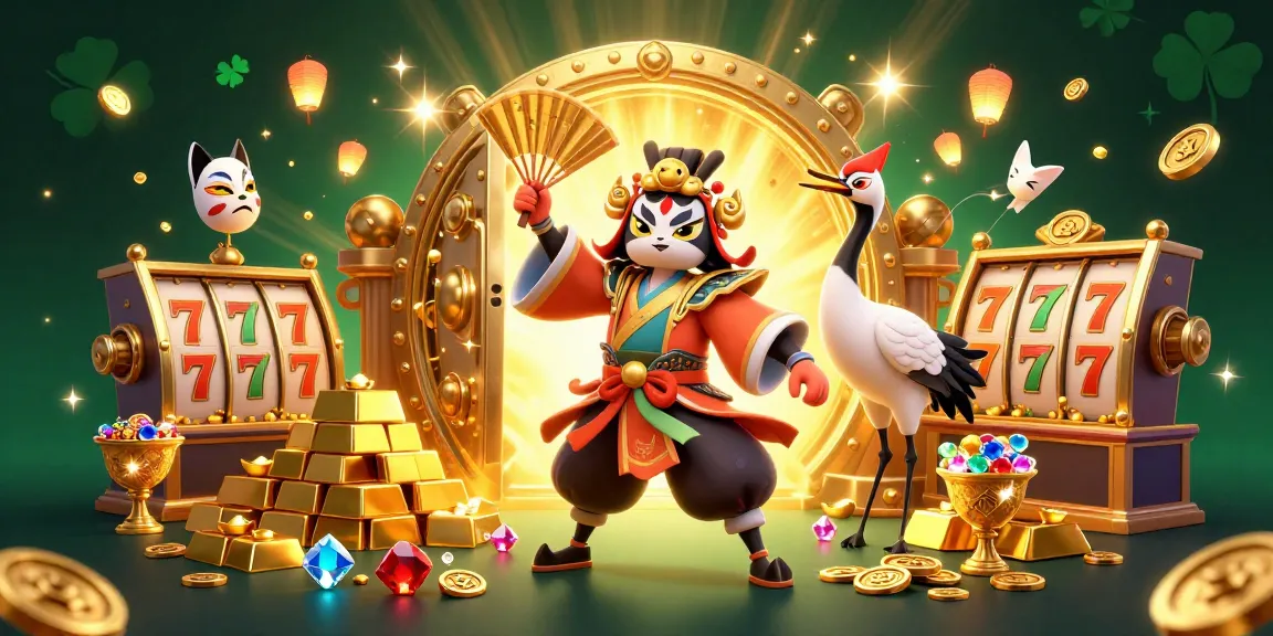 Engage in thrilling slots with đăng ký lu88 featuring vibrant characters and riches in a dynamic casino scene.
