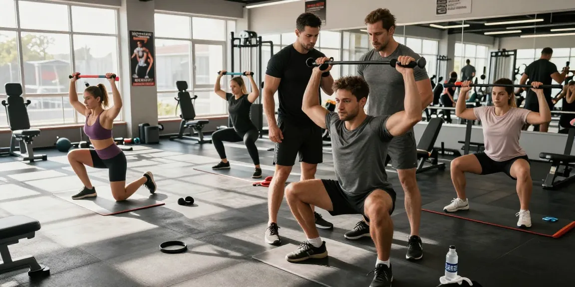 Medi Pharma Steroids enhancing performance at a dynamic gym workout session.