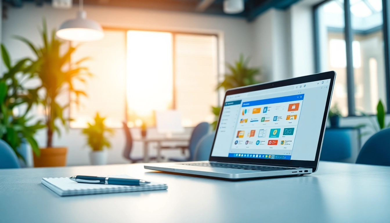 使用WPS Office 下载的现代办公环境，专注于高效工作。