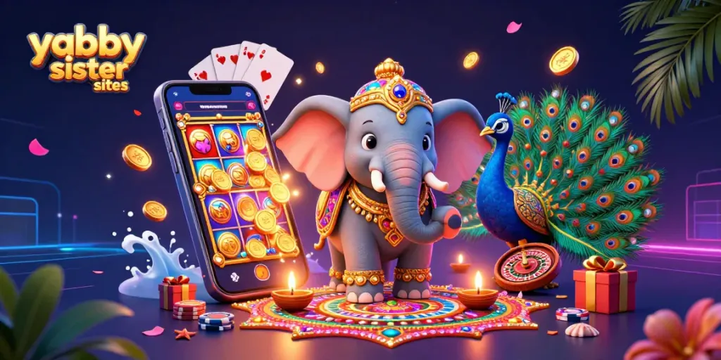 Experience thrilling action with yabby sister sites in this vibrant casino scene!