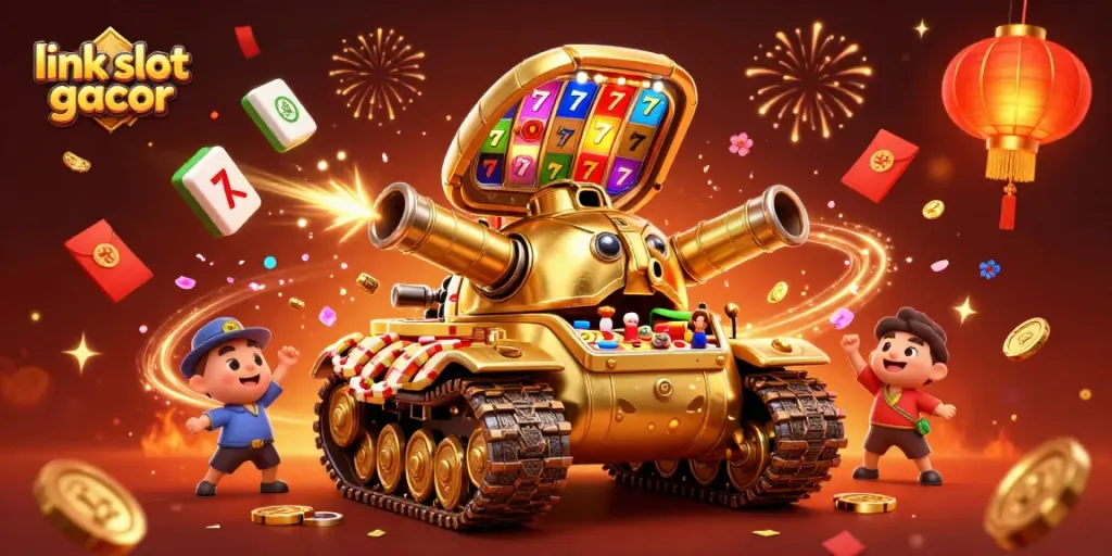 Permainan menguntungkan di link slot gacor dengan suasana kasino mini yang ceria.