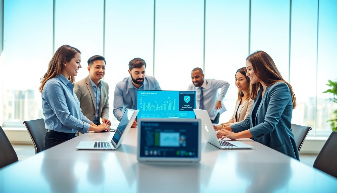 Streamline your IT with expert managed IT services from https://dmeomaha.com, showcasing a diverse team in action.