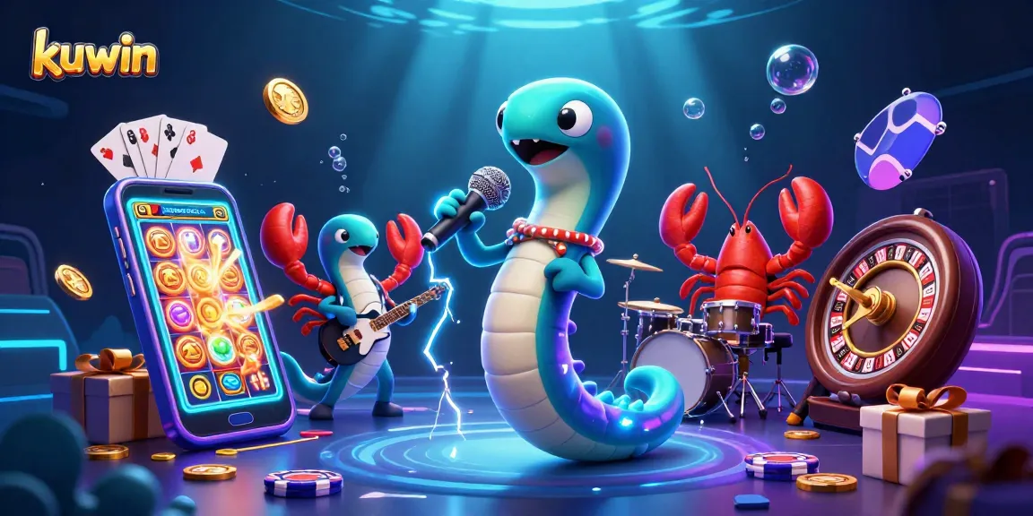 Kuwin enhances the casino experience with vibrant 3D characters and energetic gaming visuals.